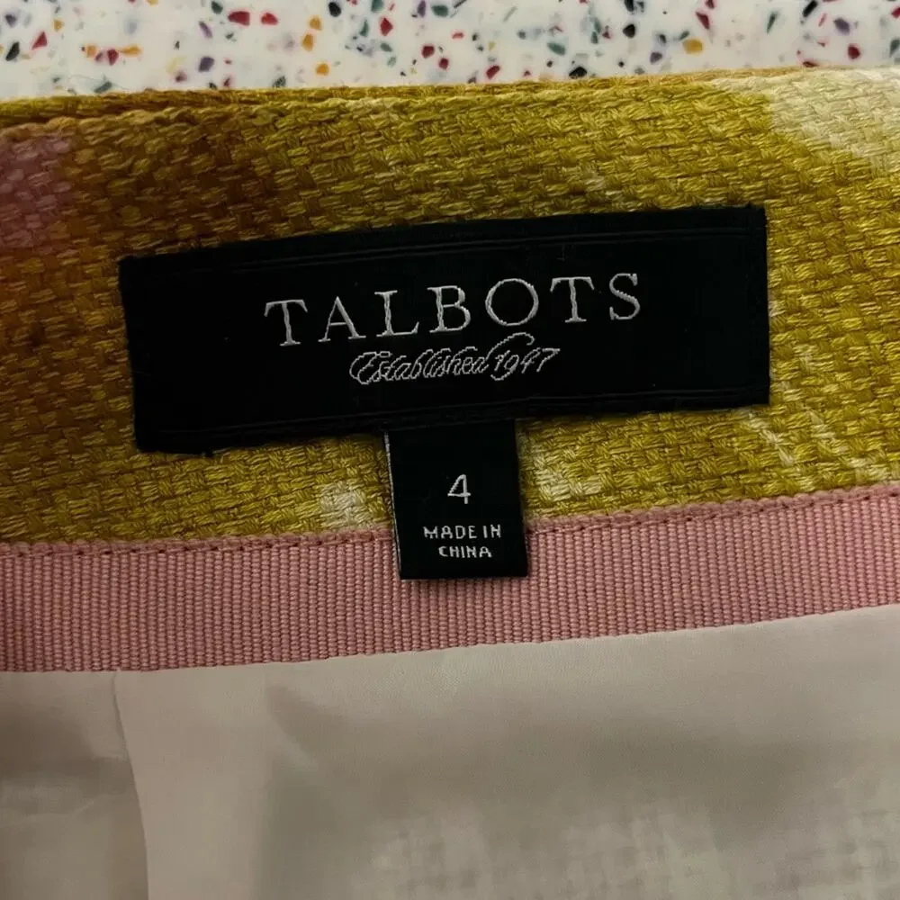 Talbots watercolor floral